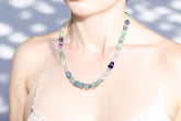The Pear ~ Rainbow Fluorite Necklace